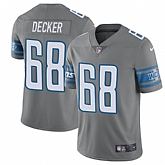 Nike Men & Women & Youth Lions 68 Taylor Decker Gray Color Rush Limited Jersey,baseball caps,new era cap wholesale,wholesale hats